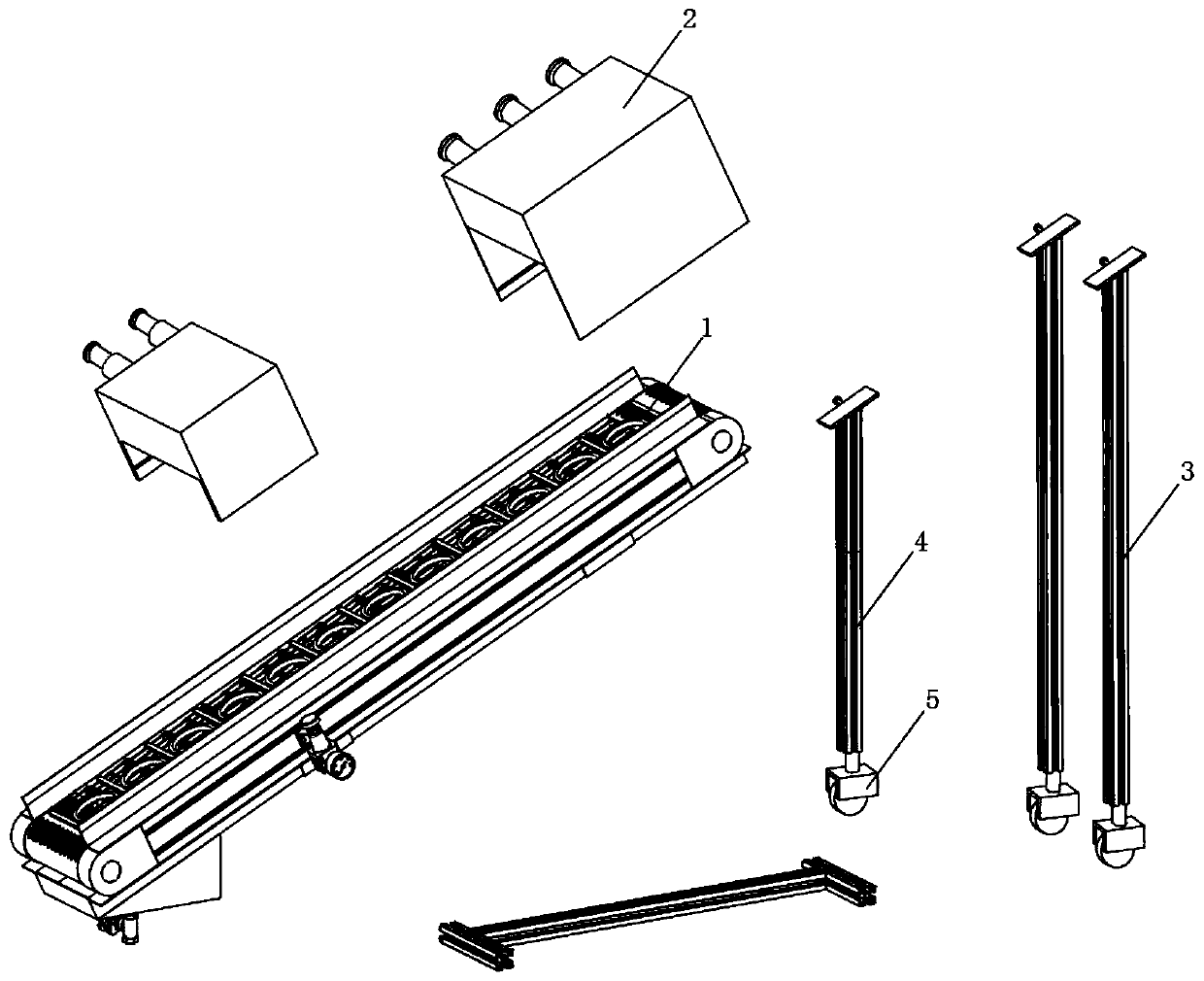 Wind strengthening device for garbage incineration