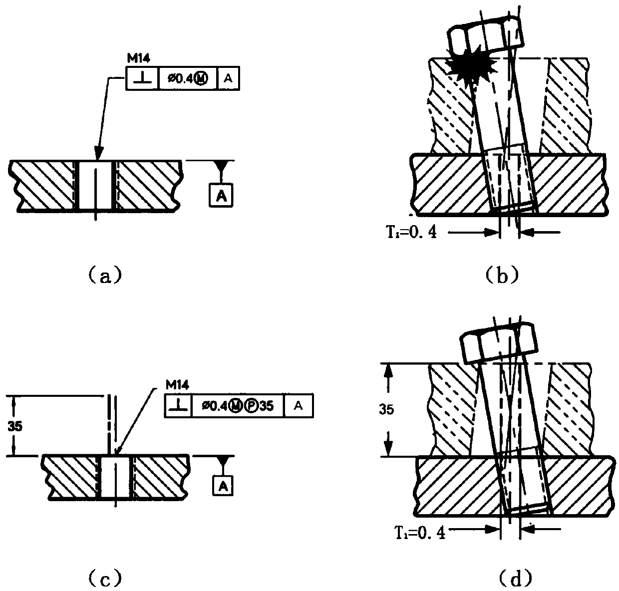 Gauge and part detection method