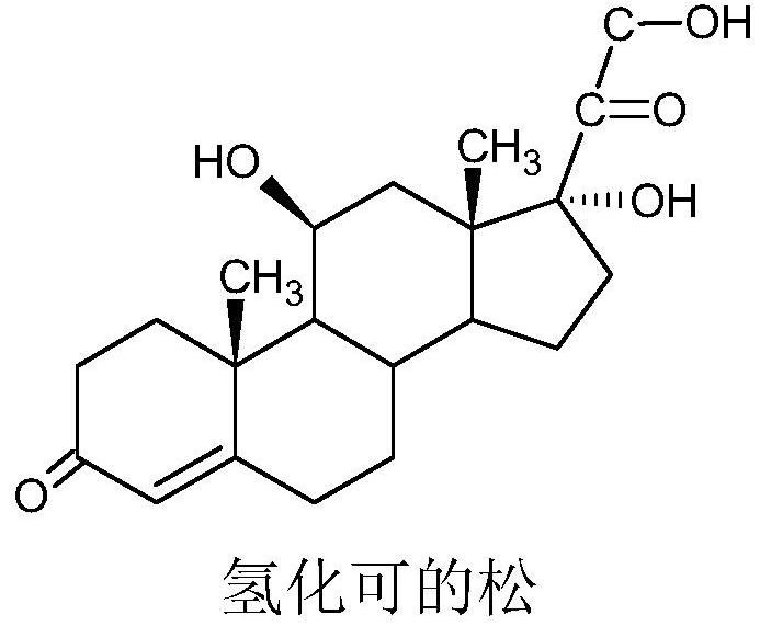 Method for preparing hydrocortisone by resting cell multi-round fermentation