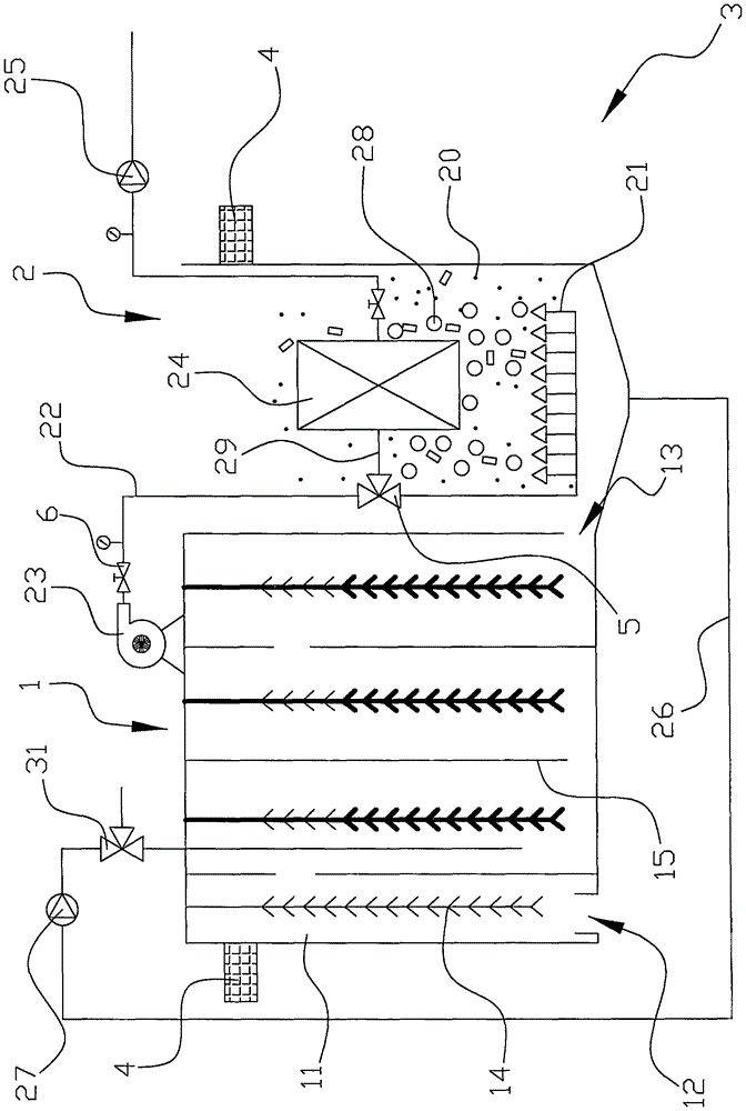 Water purification device for contaminated water body