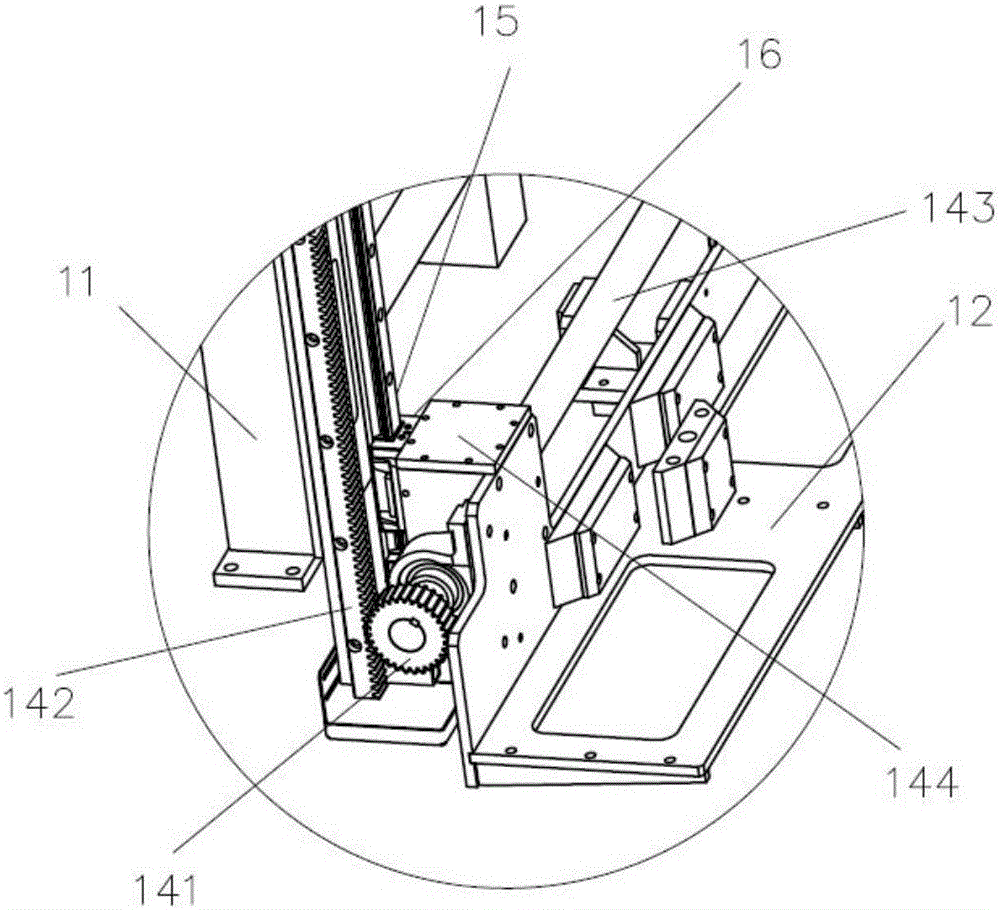 Synchronous lifting device and material conveying device