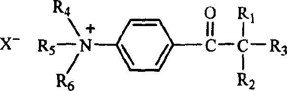 Photosensitive quaternary ammonium salt and its preparation method and use