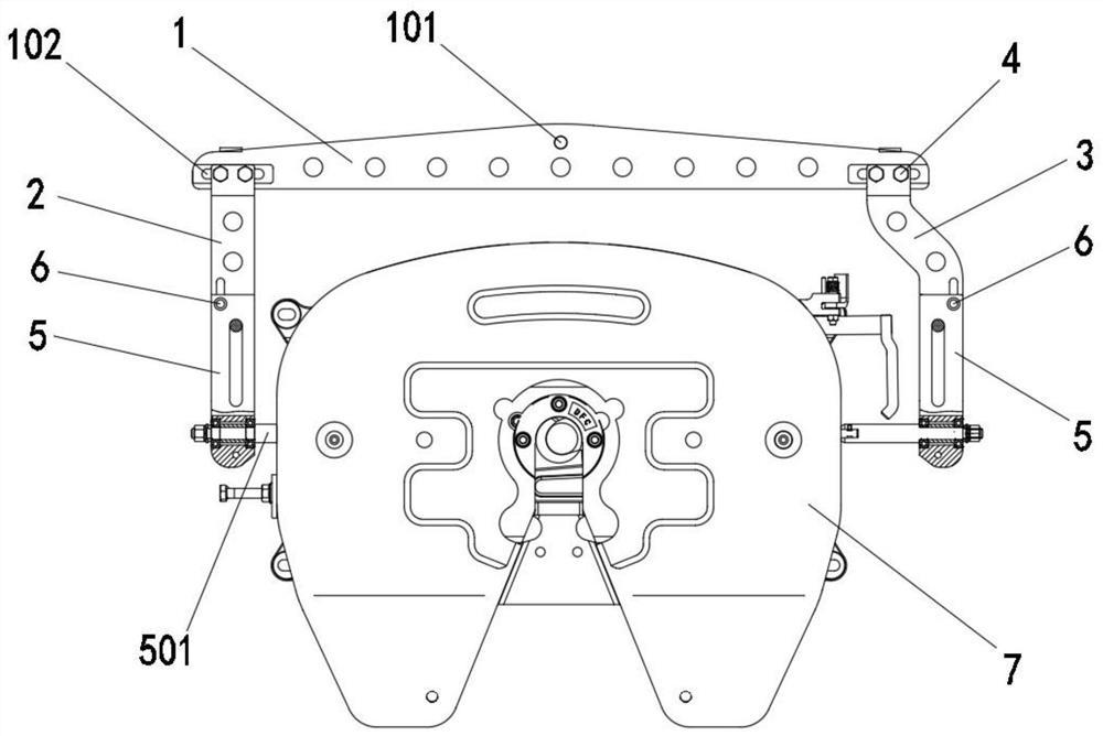 Universal lifting appliance for lifting and overturning saddle assembly