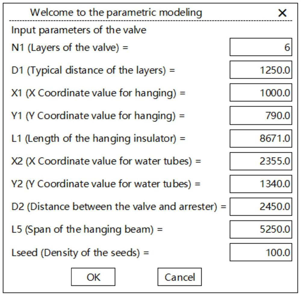 Converter valve anti-seismic analysis Abaqus parametric modeling method based on Python and storage medium