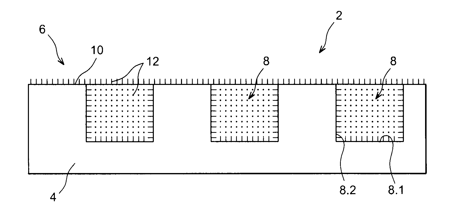 Heat exchange structure and cooling device comprising such a structure