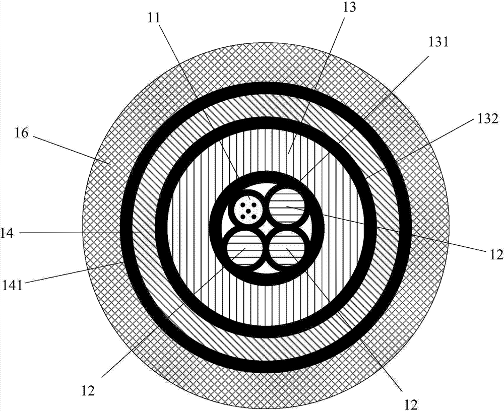 Optical cable and coaxial optical cable