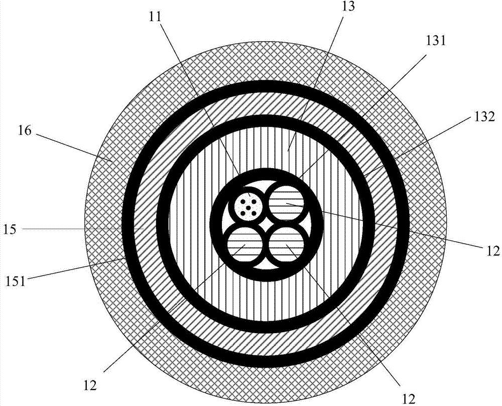 Optical cable and coaxial optical cable