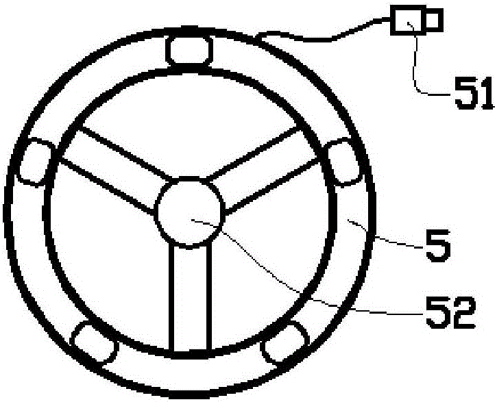 Screw rod drive type lift with annular handrail