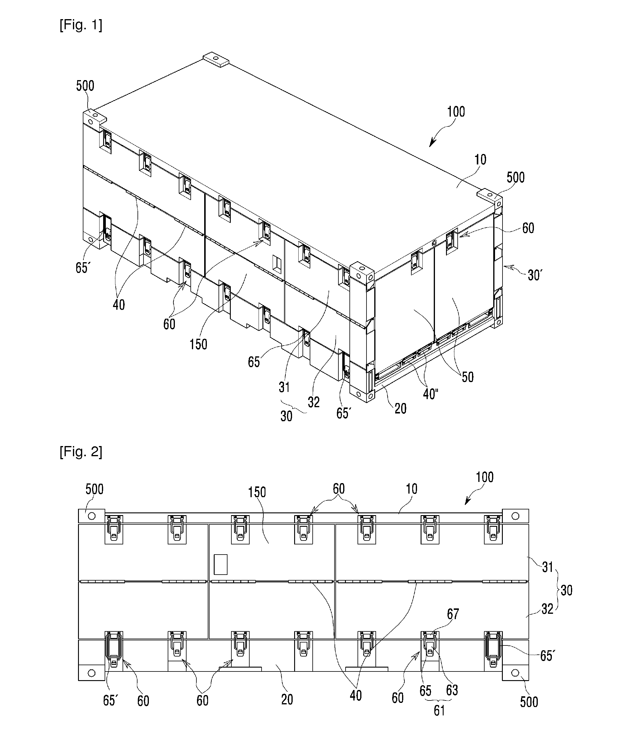 Folding container