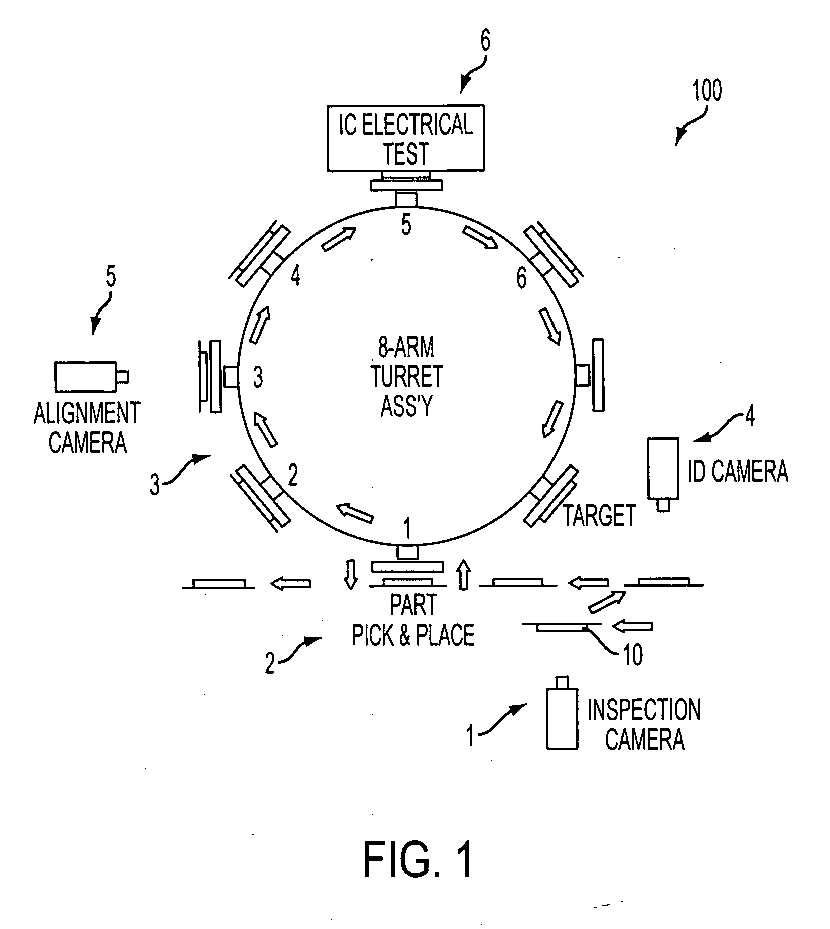 Camera based pin grid array (PGA) inspection system with pin base mask and low angle lighting