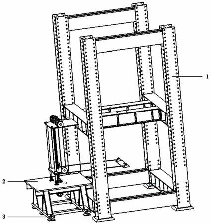 Servo motor type undercarriage retractile follow-up loading system and loading method of loading system