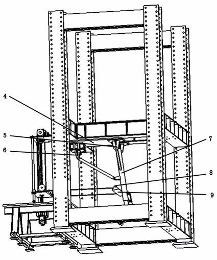 Servo motor type undercarriage retractile follow-up loading system and loading method of loading system