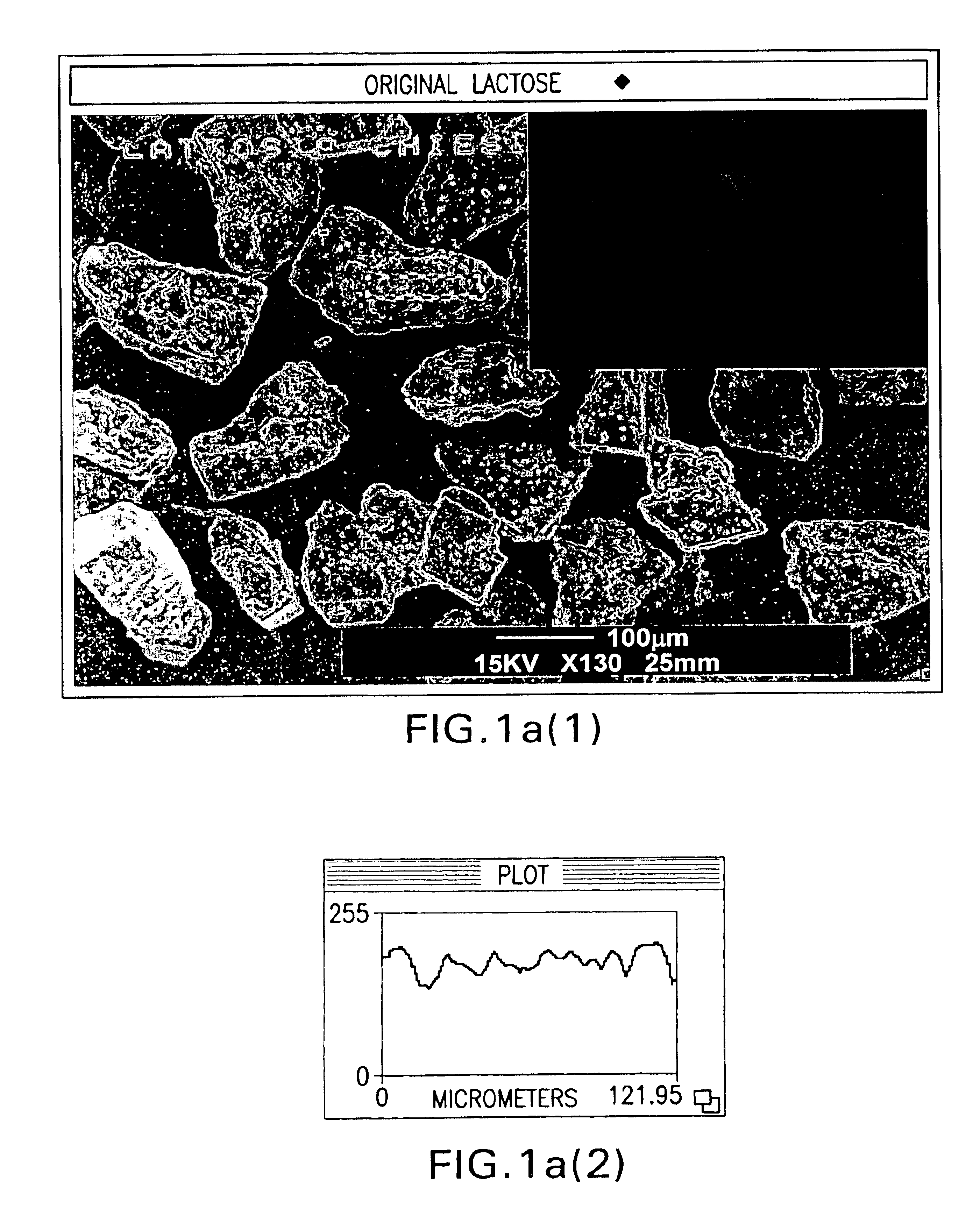 Powder particles with smooth surface for use in inhalation therapy