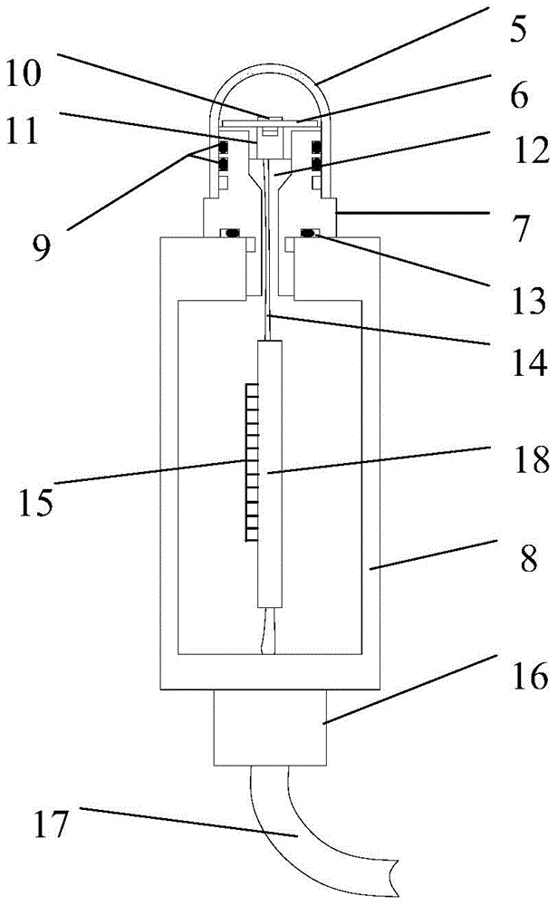 Underwater ultraviolet sterilizer