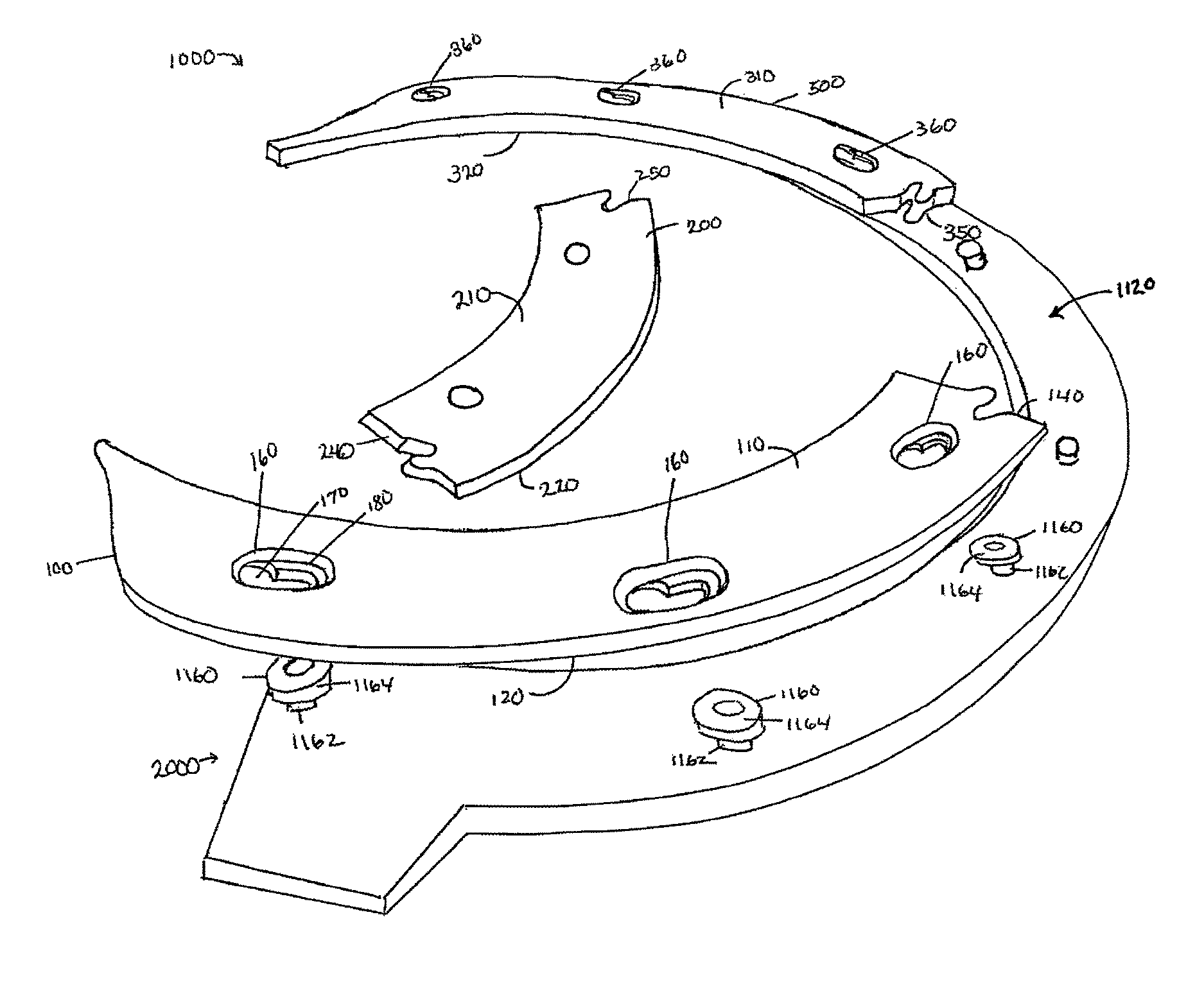 Magnetic fastening system and method for change parts