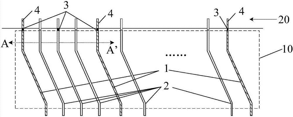 Array substrate, touch panel and touch device