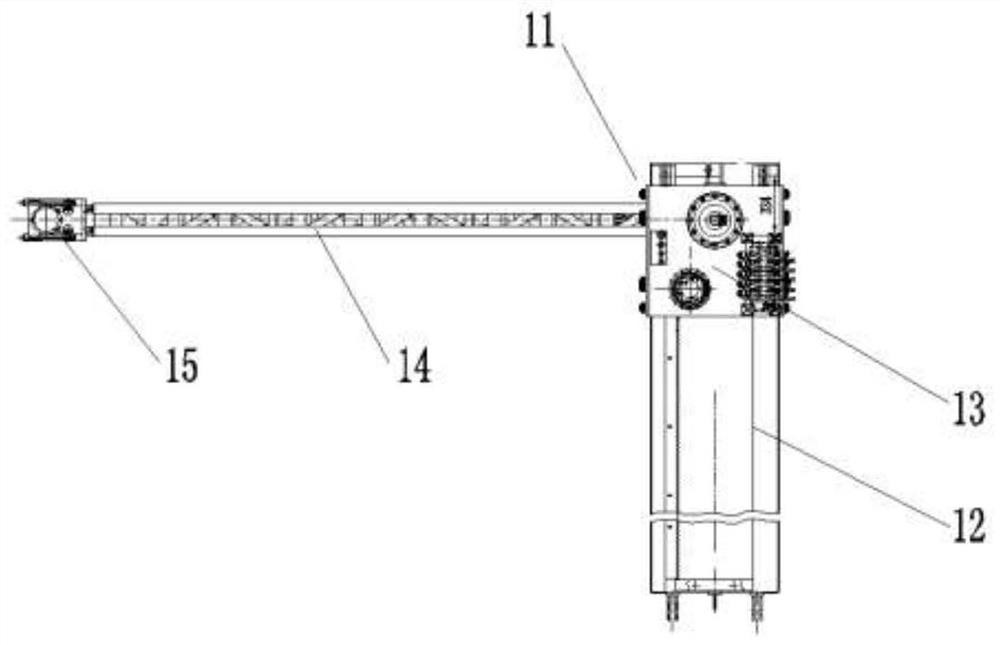 Drill string arranging method for push-supporting-type pipe string treatment equipment under top-drive-free working condition