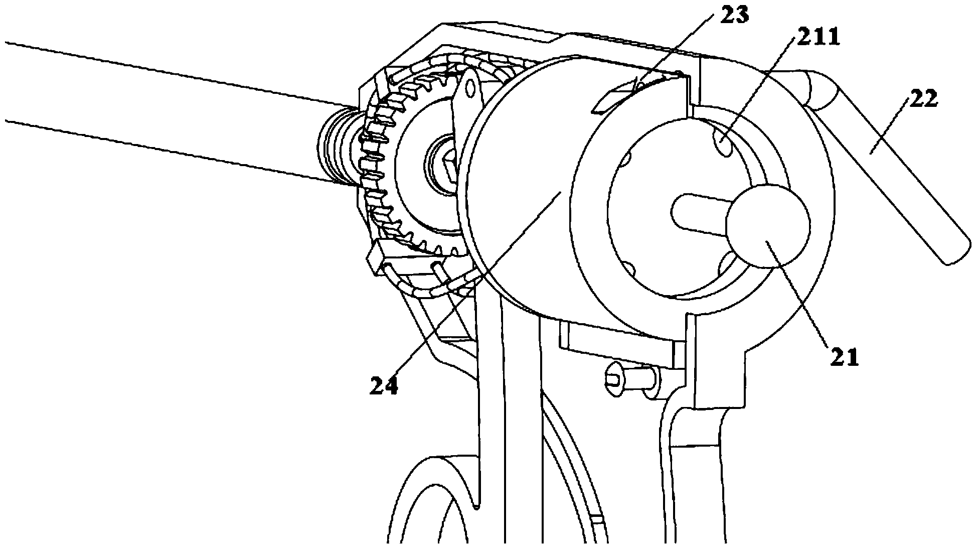 Laparoscopic surgery instrument with multiple degrees of freedom