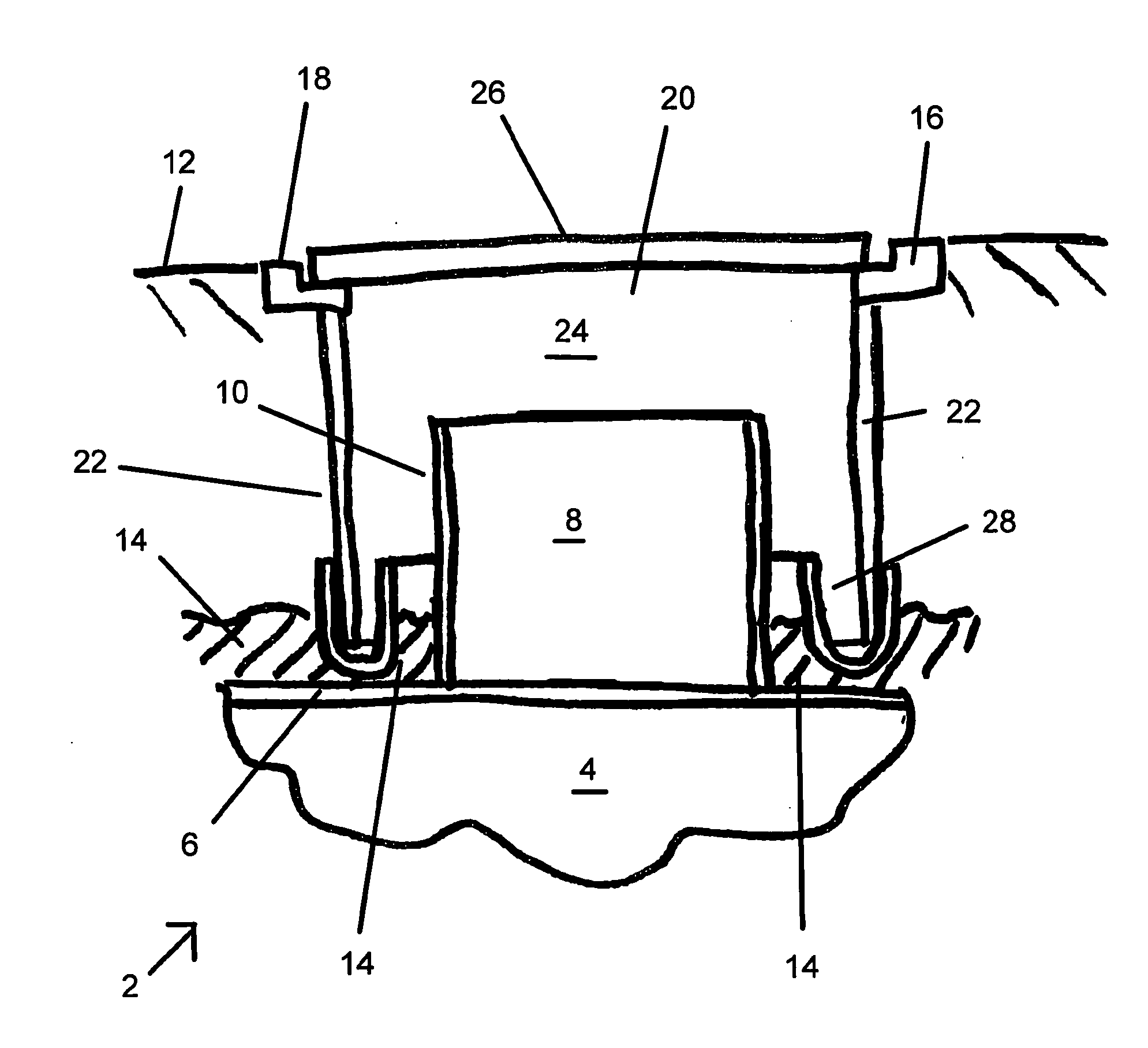 Underground Storage Tank with Sediment Trap