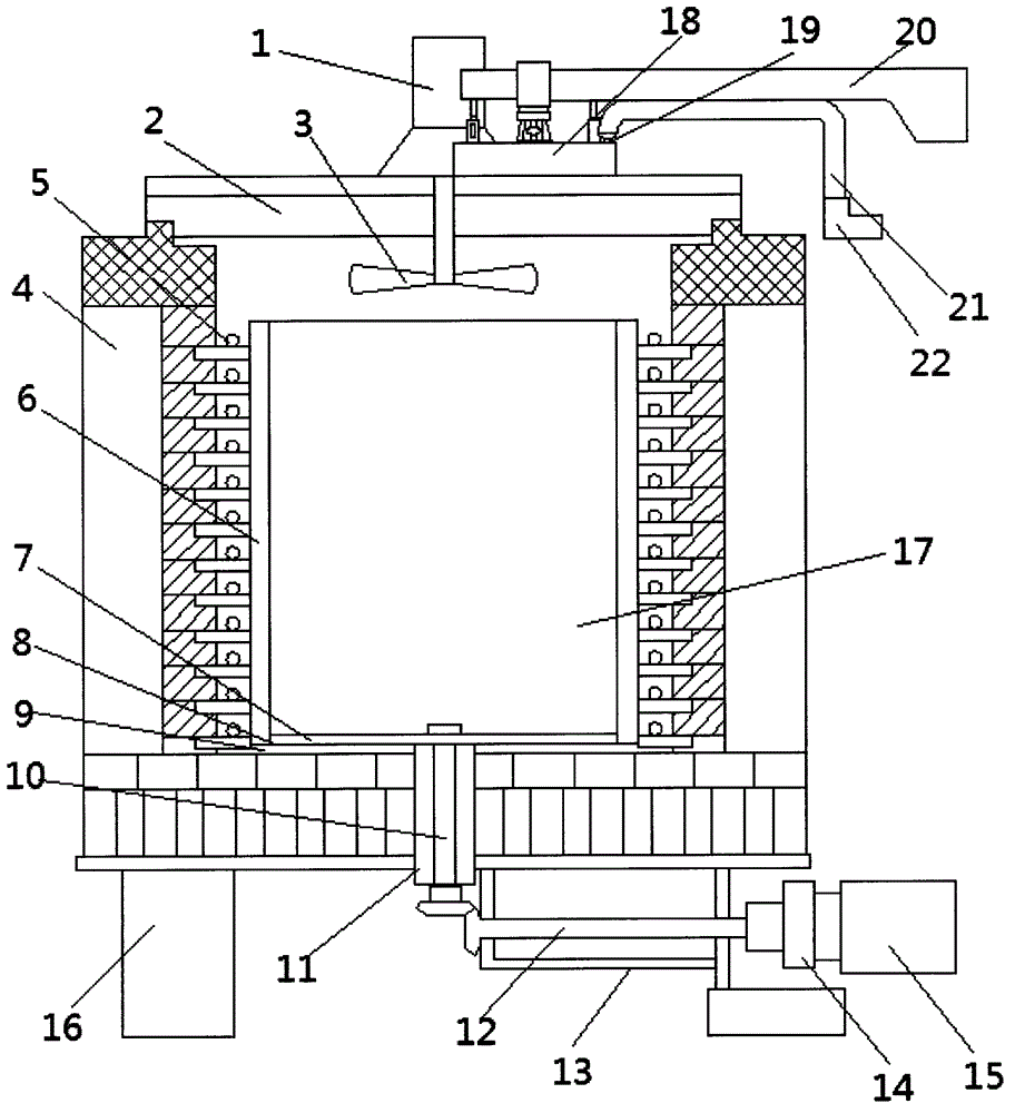 Pit-type tempering furnace with pressure control function