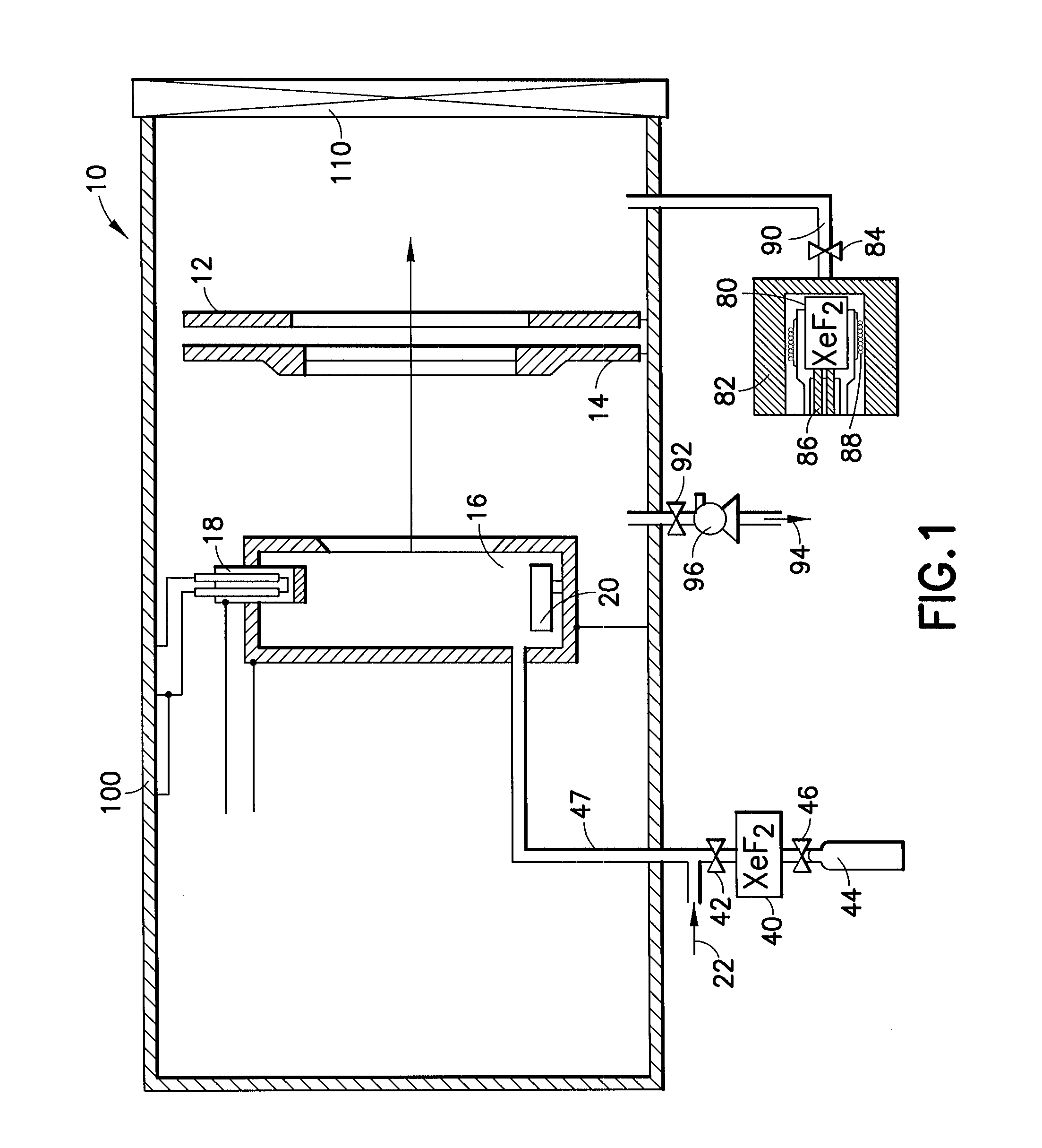 Cleaning of semiconductor processing systems