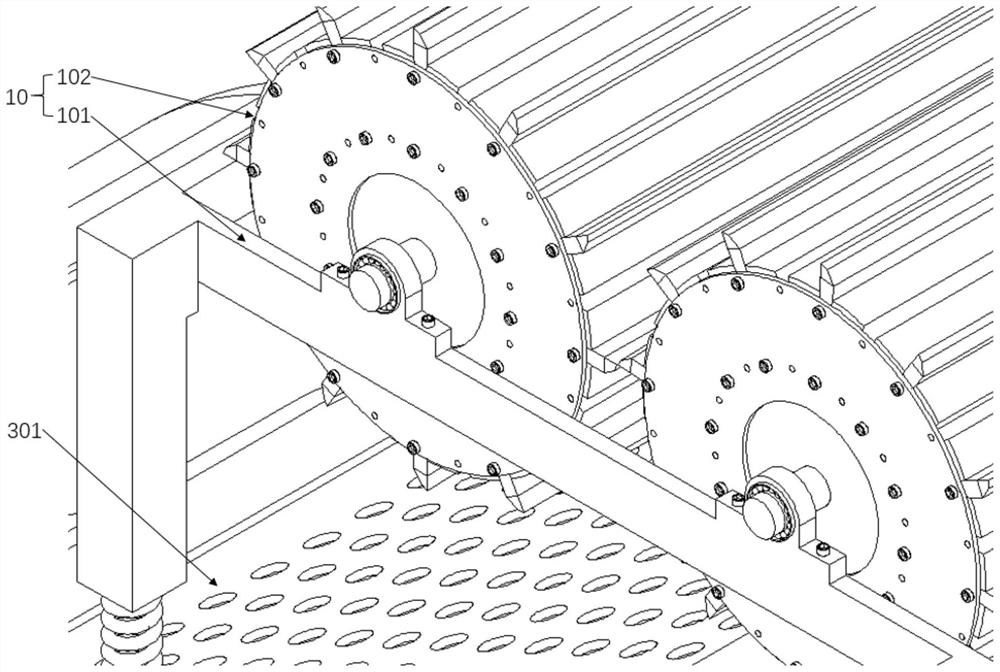 A masterbatch cutting and packaging device