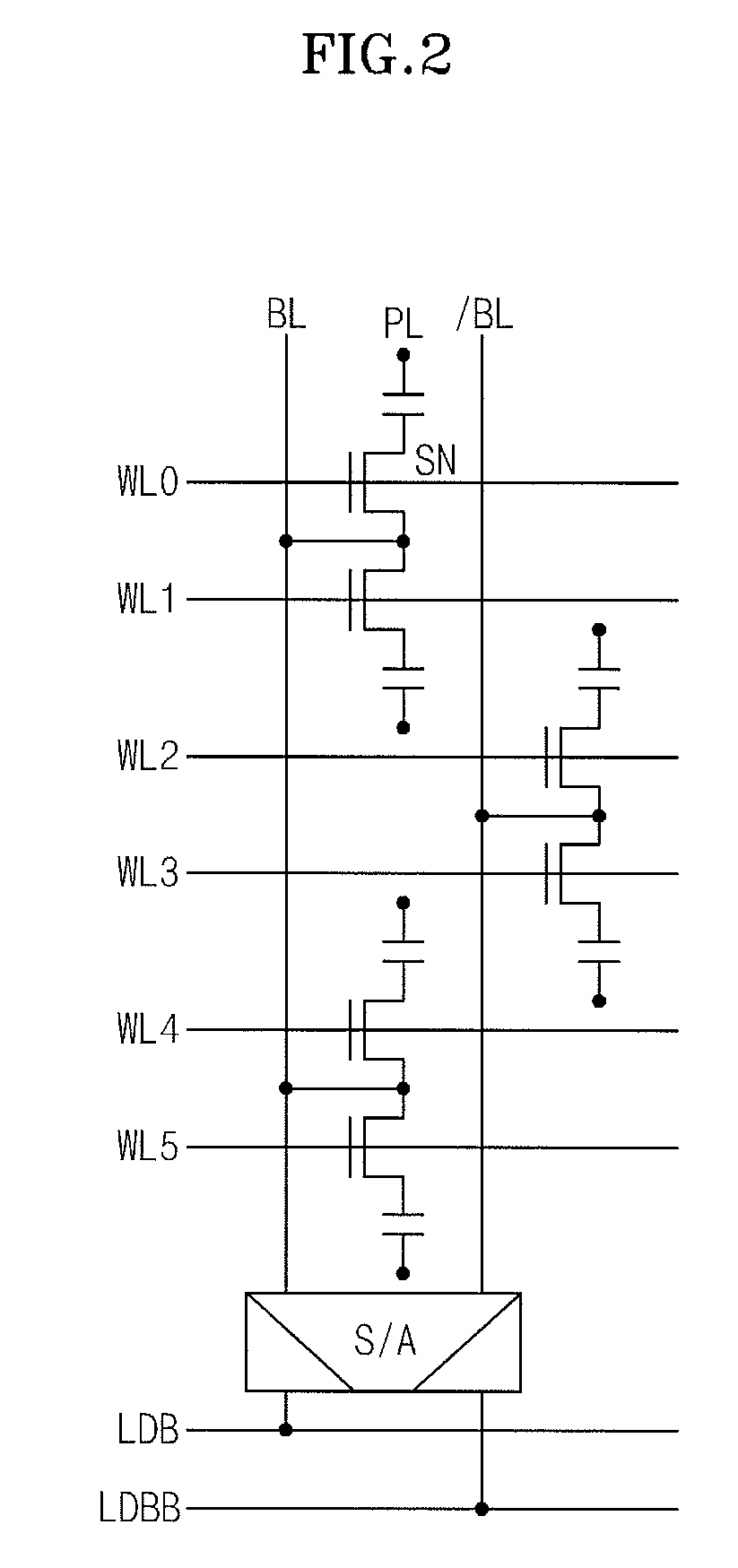 Sense amplifier circuit in semiconductor memory device and driving method thereof