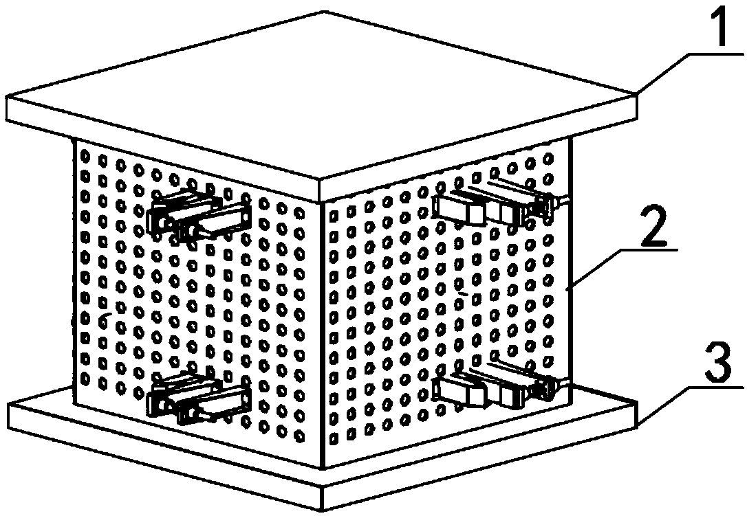 Ultra-large floating body single module capable of achieving quick splicing and assembling structure thereof