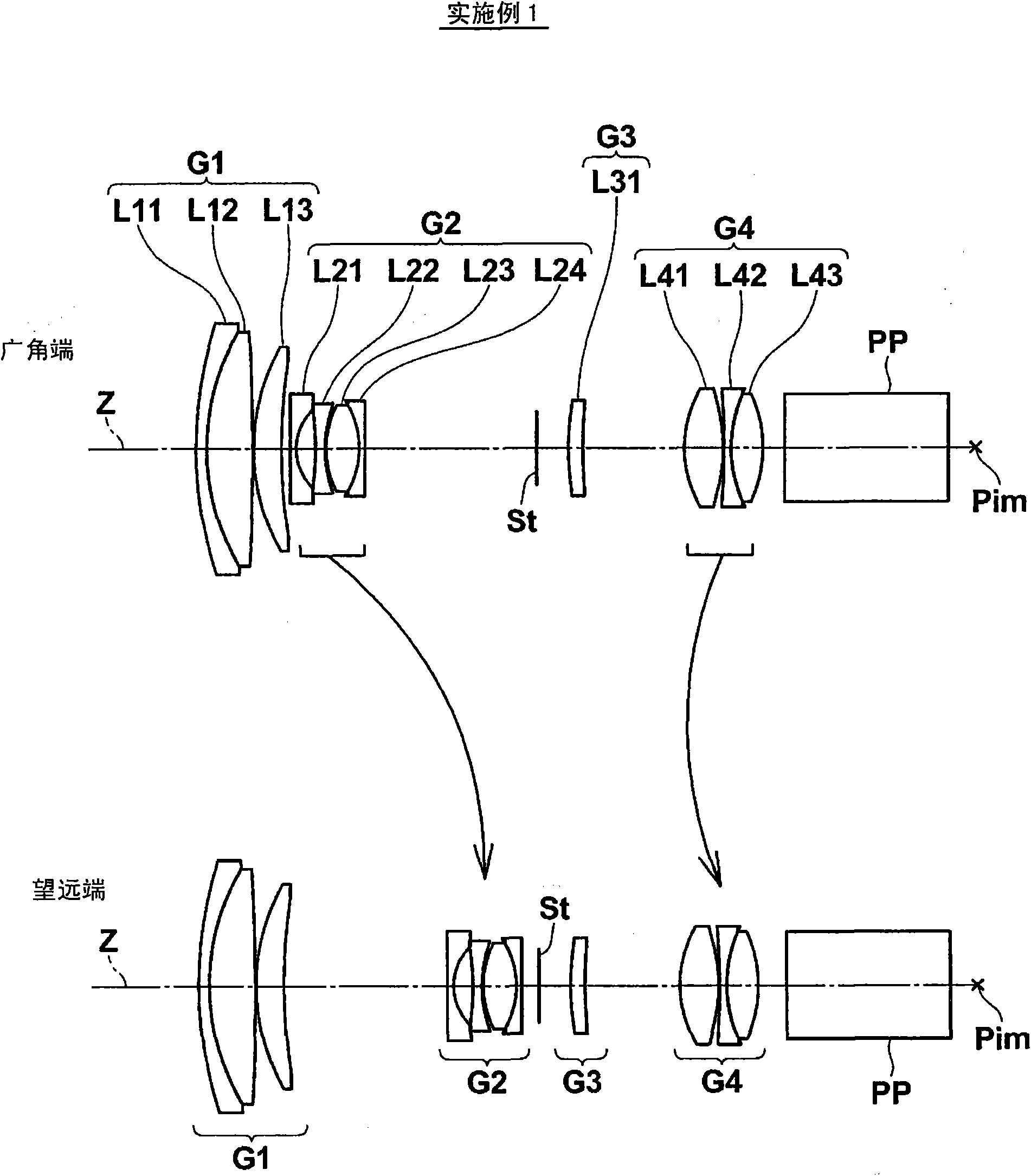 Zoom lens and camera device