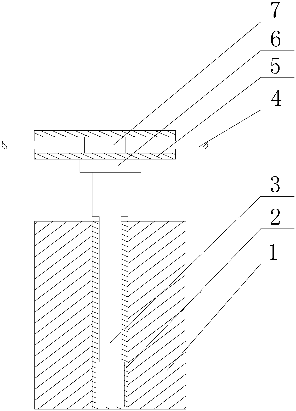 Lightning protection device for high-rise building roof