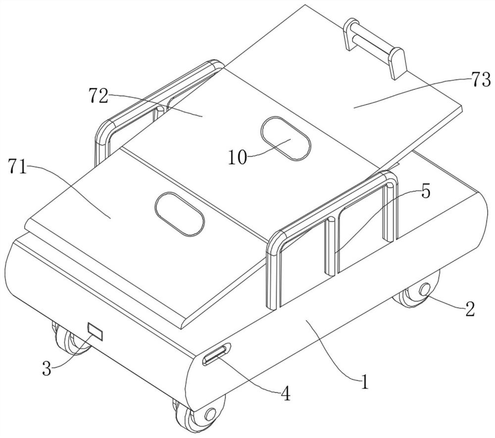 Multifunctional bionic imperial concubine bed with driving device