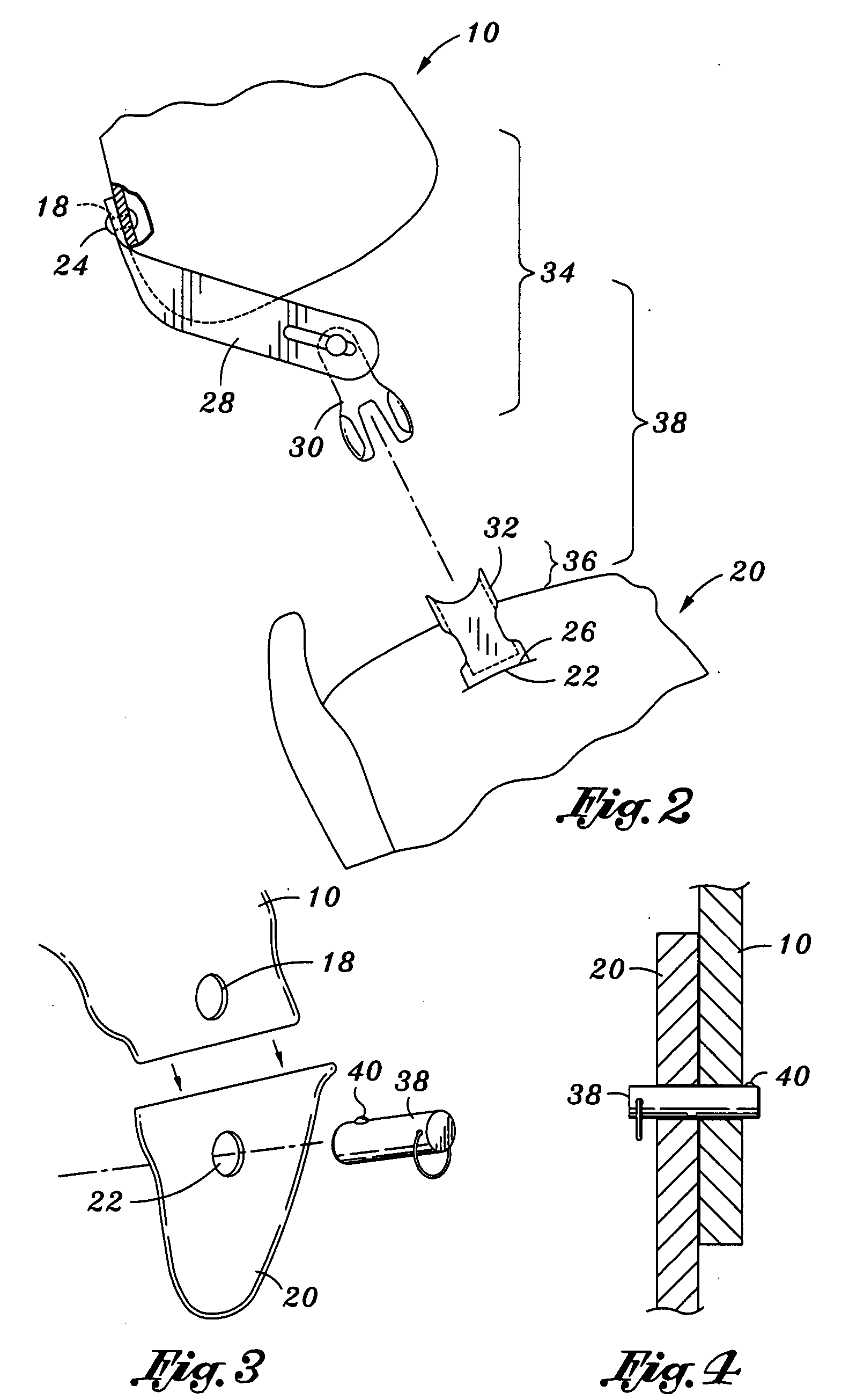 Tether member connecting a knee brace to a boot