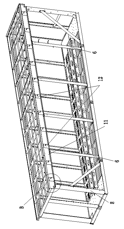 Cabin roof splicing structure of prefabricated cabin and combined prefabricated cabin using same