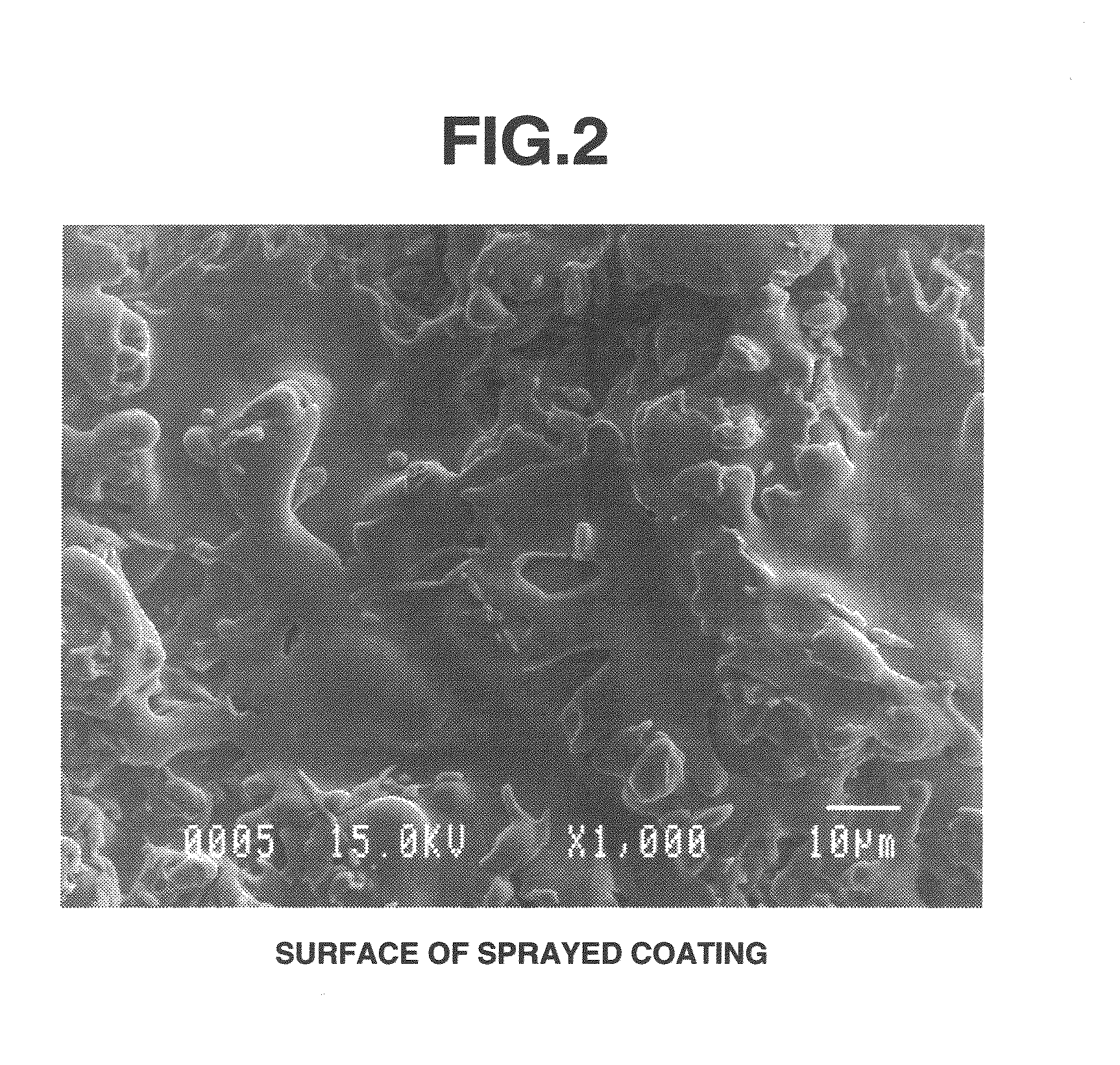 Ceramic sprayed member, making method, abrasive medium for use therewith