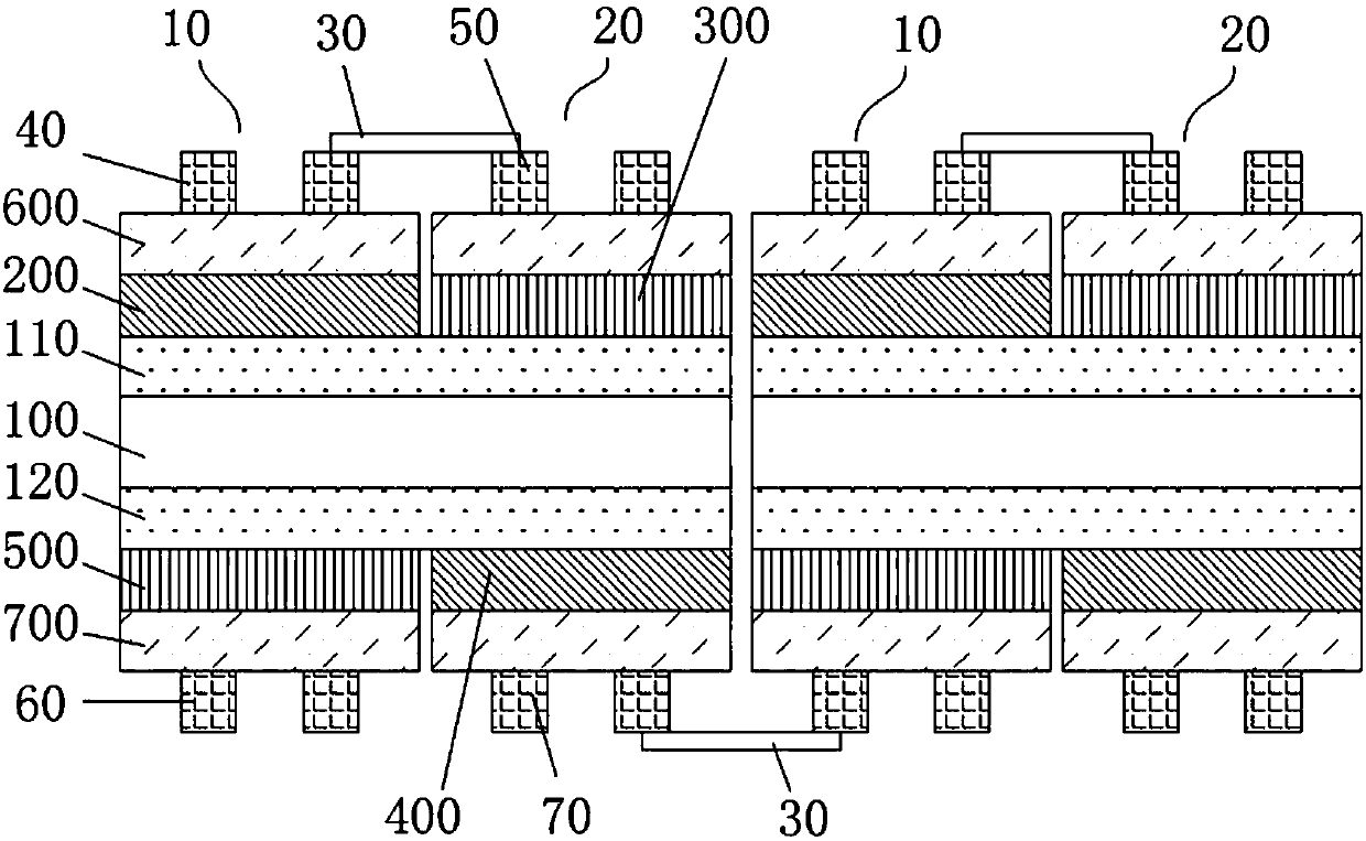 Heterojunction solar cell and preparation method thereof