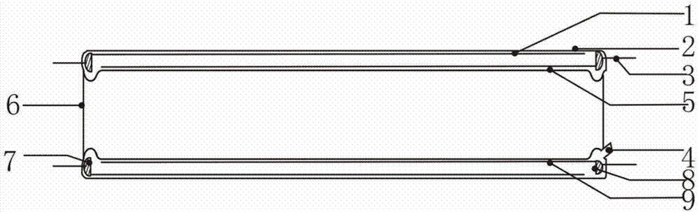 Double-layer tube efficient mercury-free energy-saving lamp