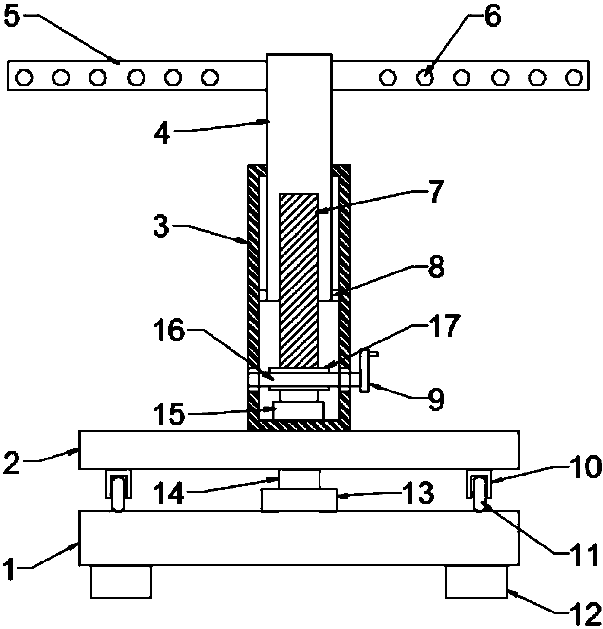 Height-adjustable drying rack