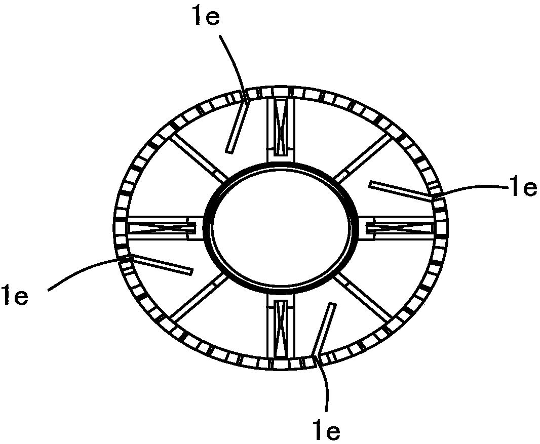 Nut type anti-off mounting bracket