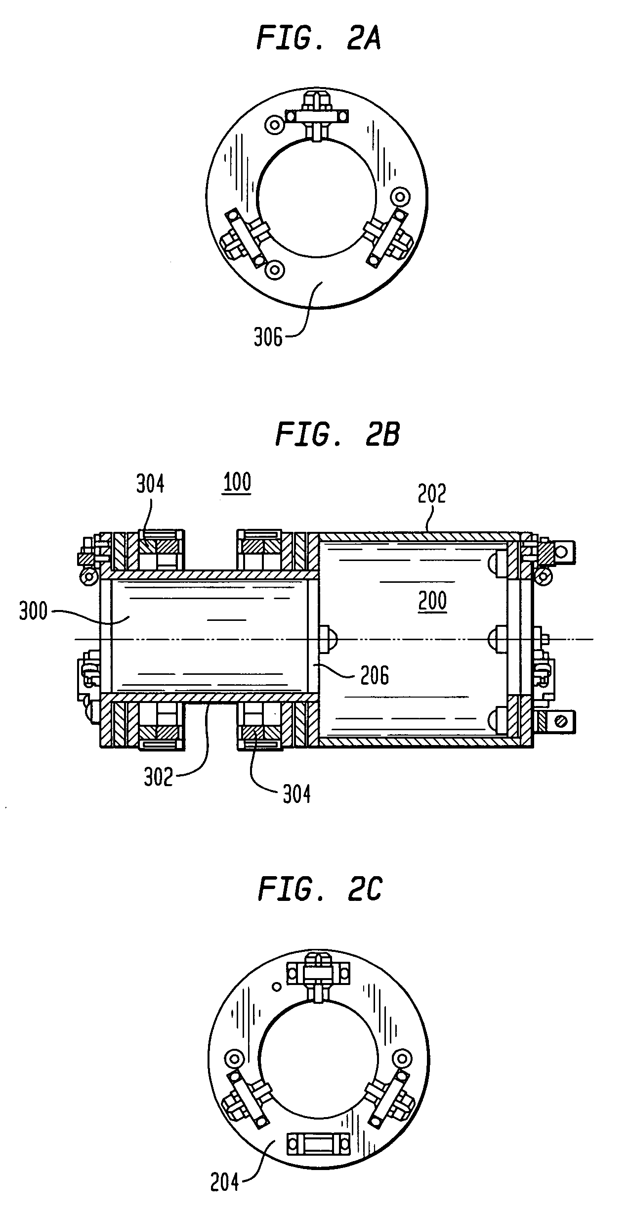 In-situ plasma cleaning device for cylindrical surfaces