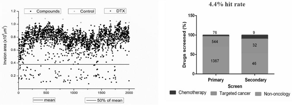 Screening method of medicament for preventing prostatic cancer and application of nitazoxanide in pharmacy