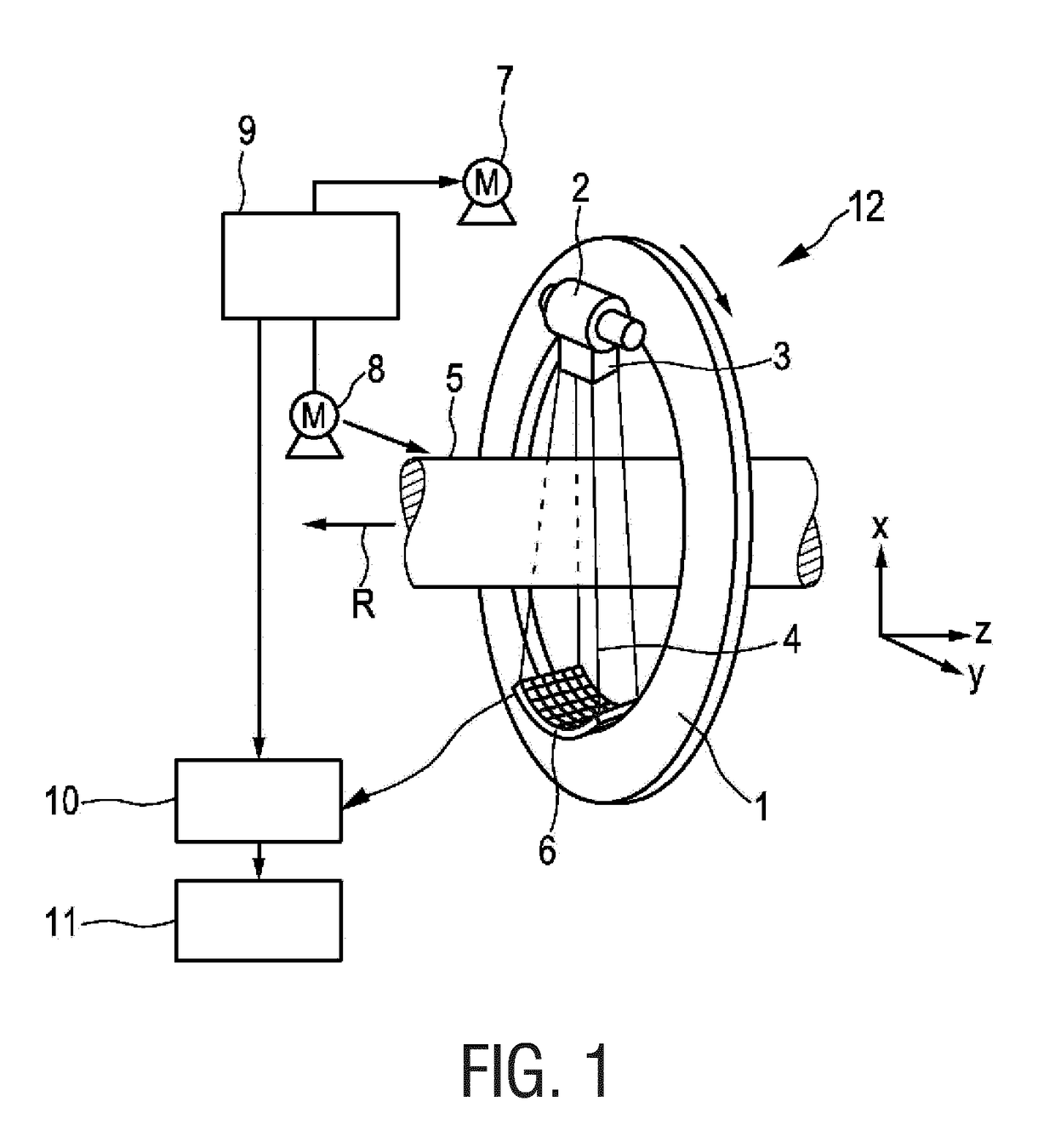 X-ray detector, imaging apparatus and calibration method