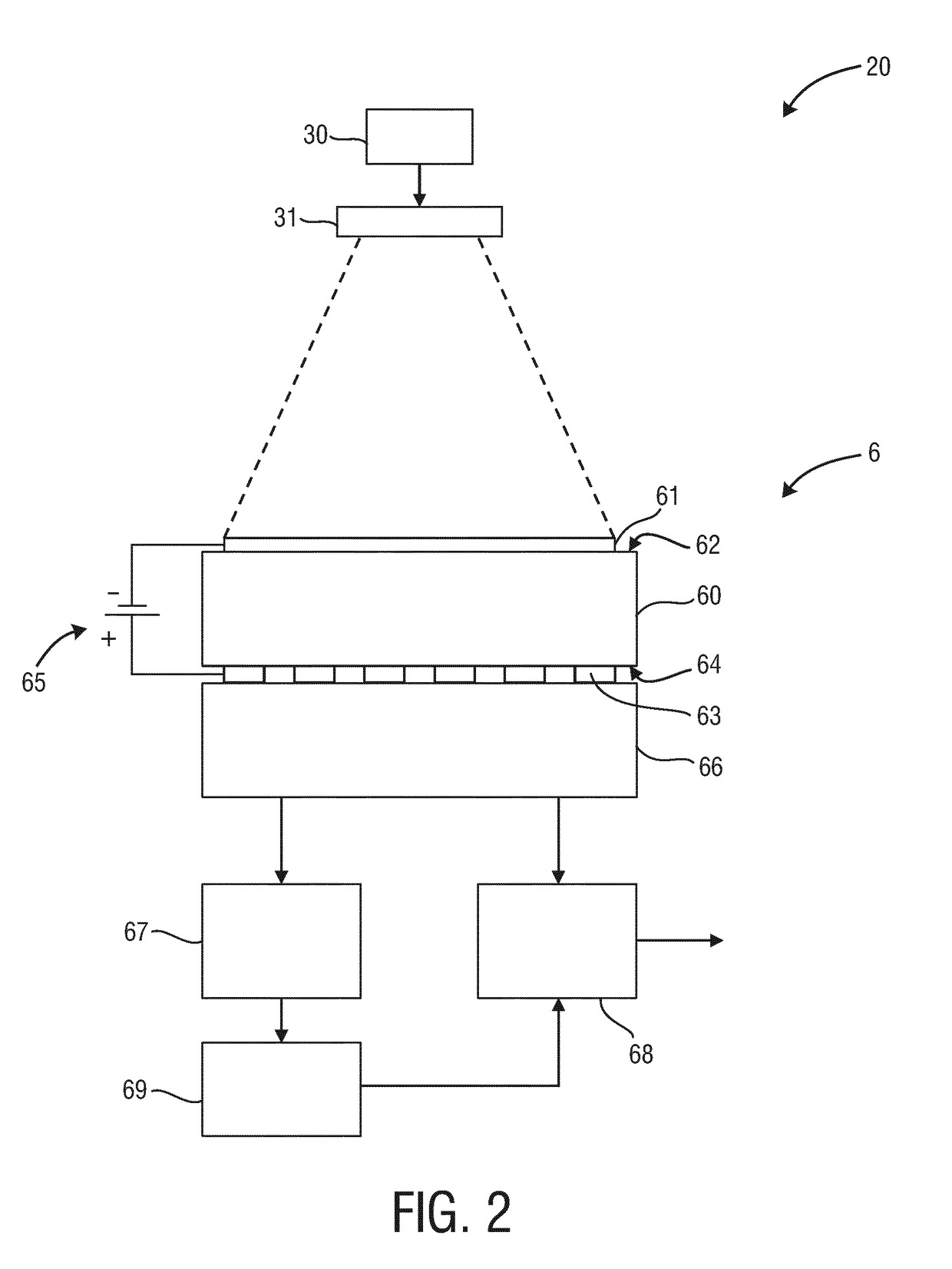 X-ray detector, imaging apparatus and calibration method