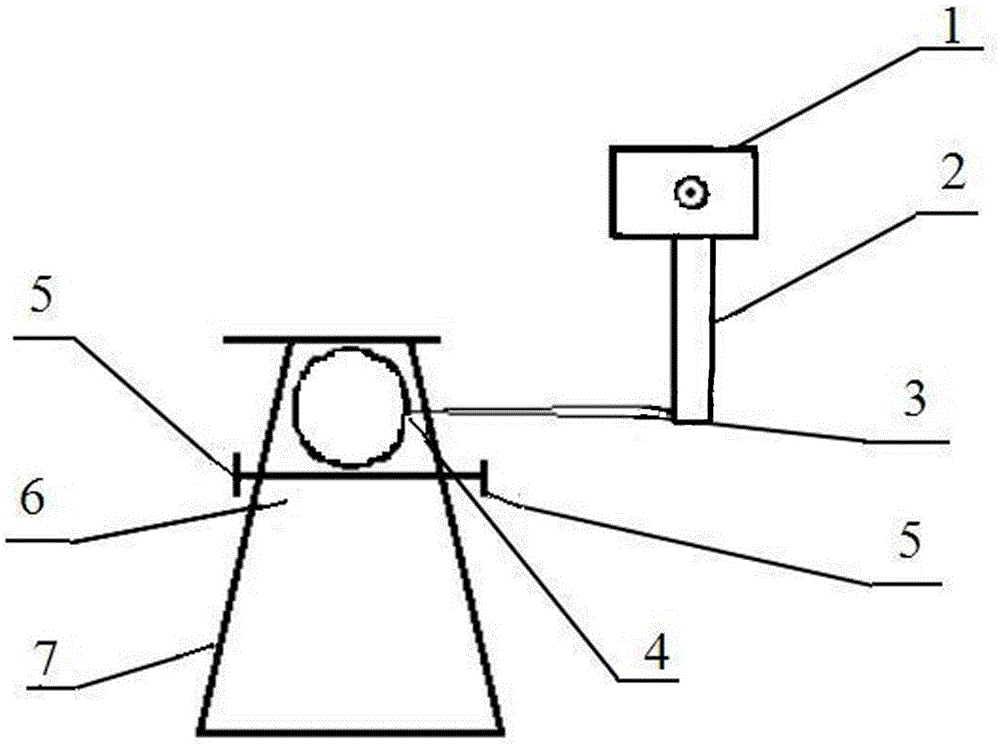 Electric power routing inspection marker device installed on multi-rotor unmanned aerial vehicle