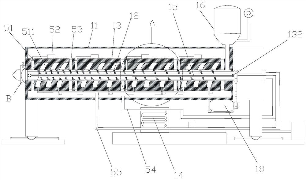 Cable three-layer supply forming equipment