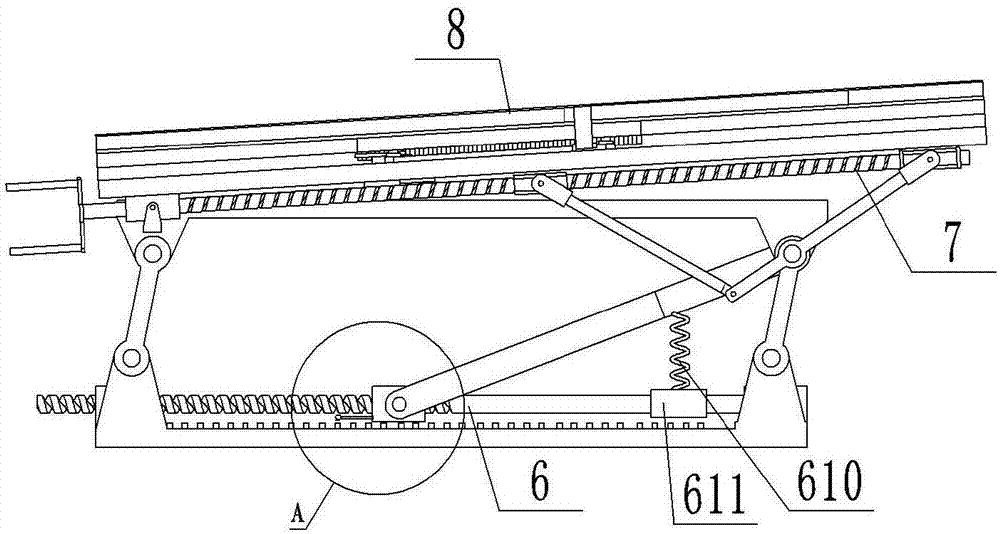 Power supply mobile photovoltaic power generation vehicle for automatically stretching and retracting photovoltaic panel