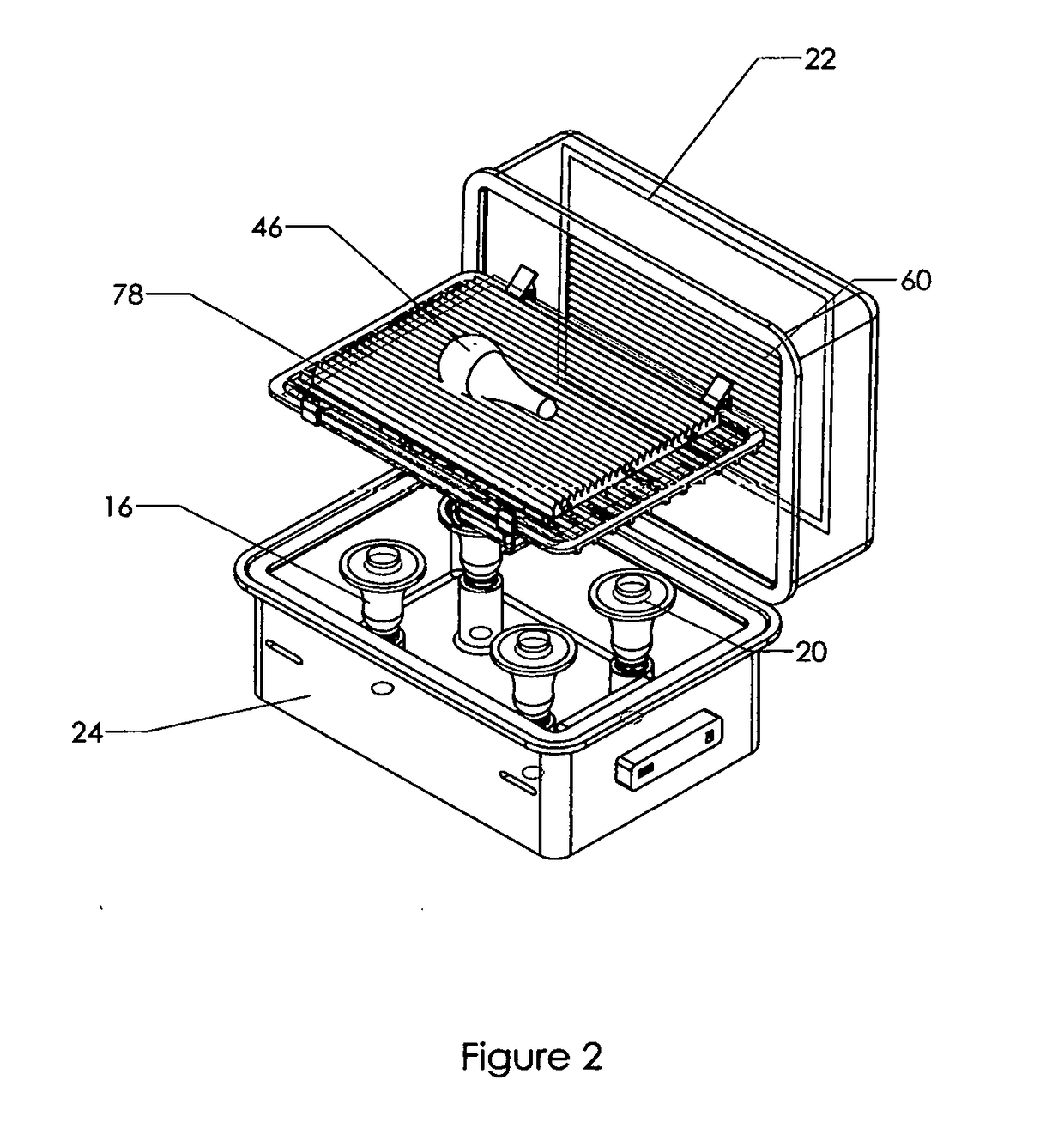 Apparatus for Food Degreasing/Warming