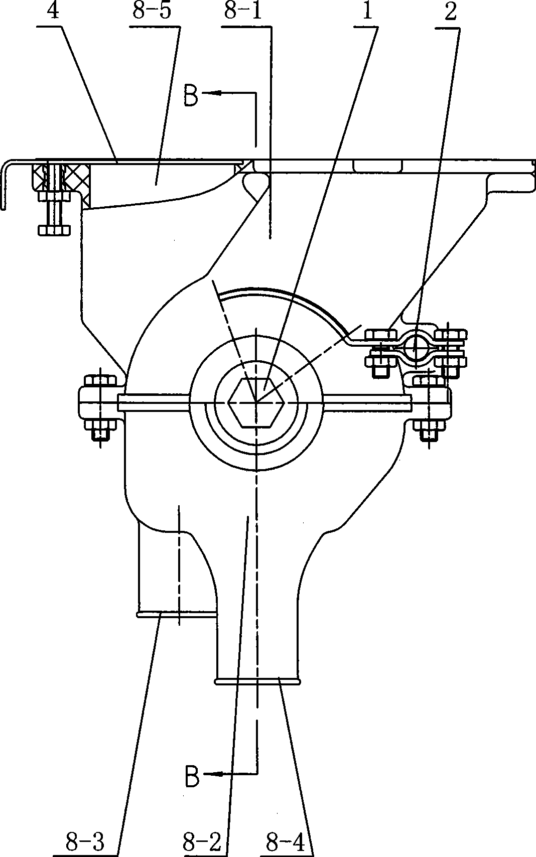 Seeding and fertilizer apparatus of non-ploughing sowing machine