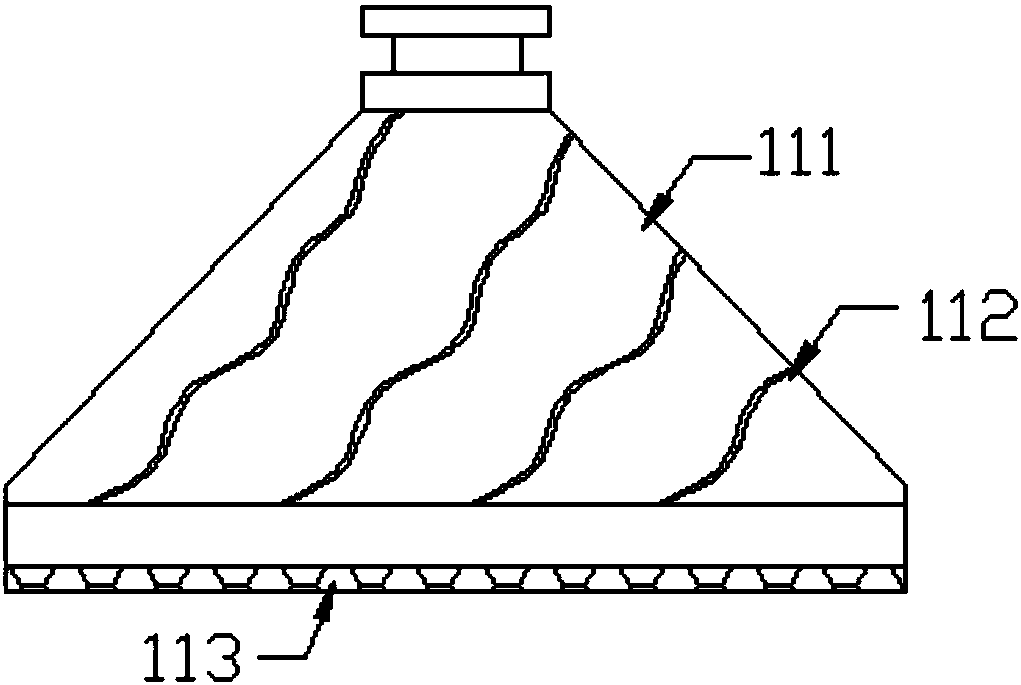 Rapid surface paint spraying device for hardware plates