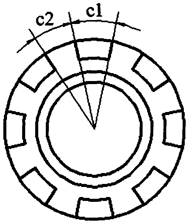 A piezoelectric generator for train wheel train monitoring system