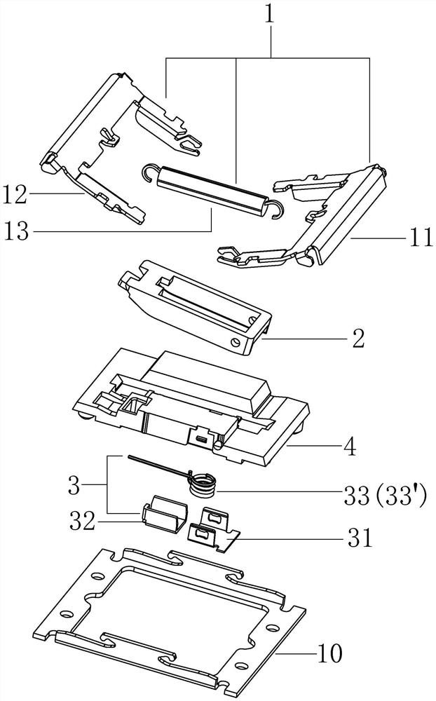 Driving block driving single-arm type conduction sound production mechanism applied to keyboard switch